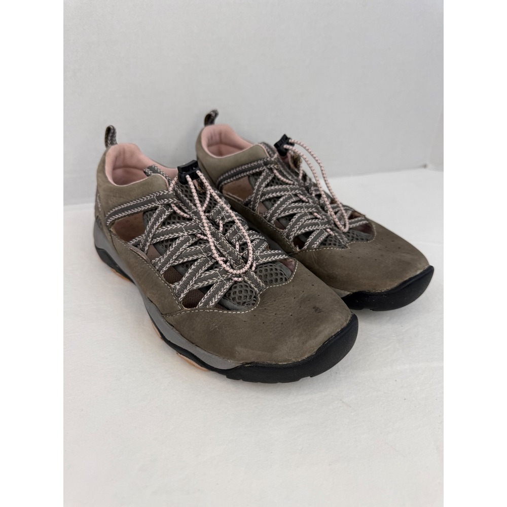 Jambu Aliana Womens 8M Olive‎ Green Leather Trail Hiking Sandal Shoes WJ15ALI19
